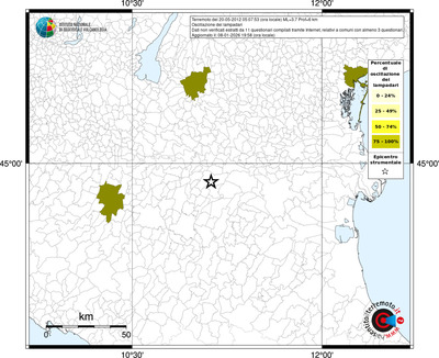 Mappa territorio comunale con almeno 3 questionari