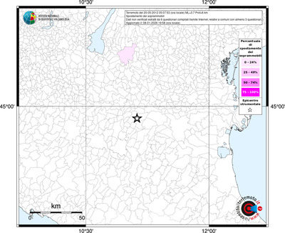 Mappa territorio comunale con almeno 3 questionari