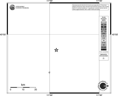 Mappa EMS - territori località