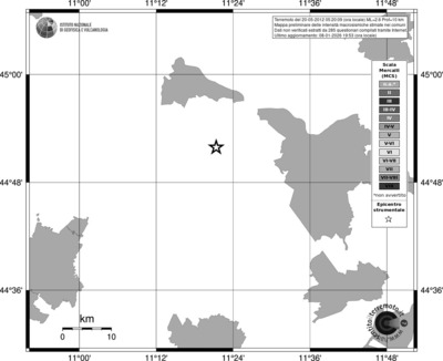 Mappa MCS - territori comuni