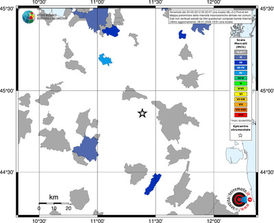 Mappa MCS - territori comuni