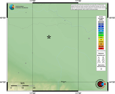 Mappa EMS - comuni