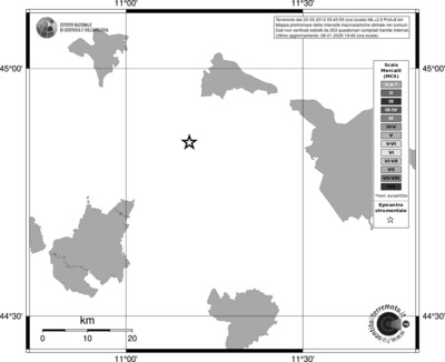 Mappa MCS - territori comuni