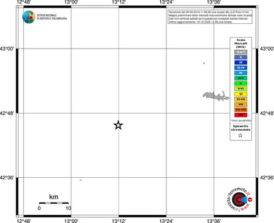 Mappa MCS - territori località