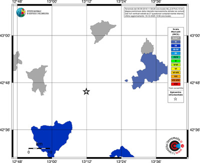 Mappa MCS - territori comuni