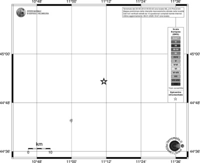 Mappa EMS - territori località