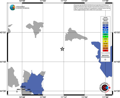 Mappa MCS - territori comuni