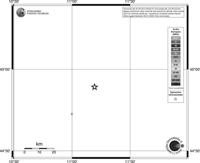 Mappa EMS - territori località