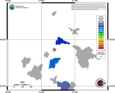 Mappa MCS - territori comuni