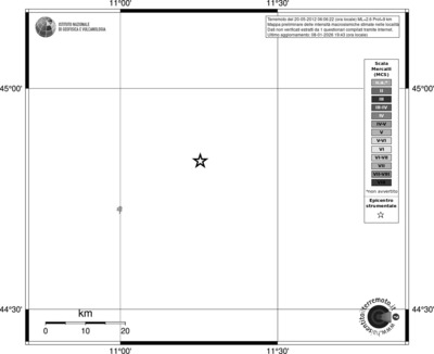 Mappa MCS - territori località