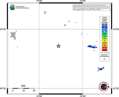 Mappa EMS - territori località
