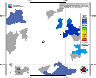 Mappa MCS - territori comuni