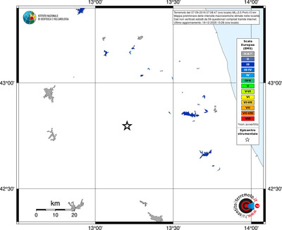 Mappa EMS - territori località