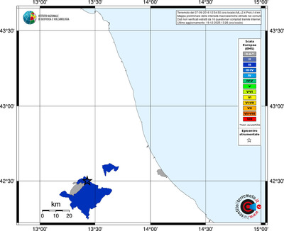 Mappa EMS - territori comuni
