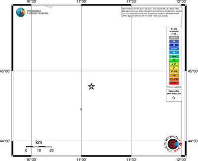 Mappa MCS - territori località