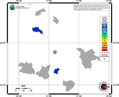 Mappa MCS - territori comuni