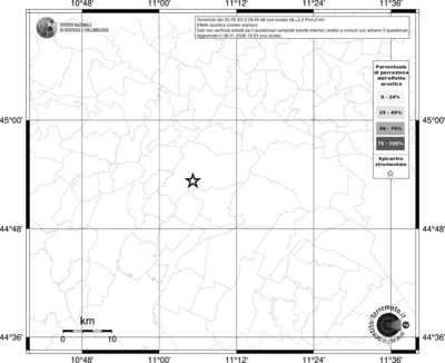 Mappa territorio comunale con almeno 3 questionari