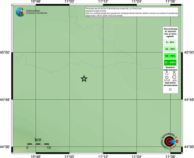 Mappa comuni con almeno 3 questionari