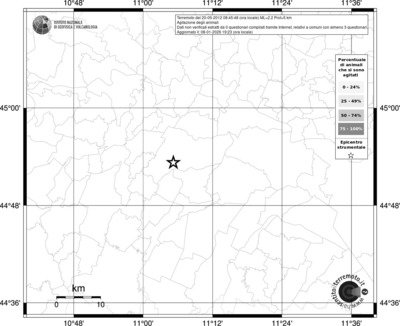 Mappa territorio comunale con almeno 3 questionari