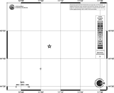 Mappa EMS - territori località