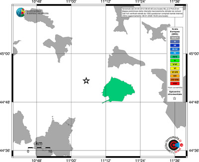 Mappa EMS - territori comuni