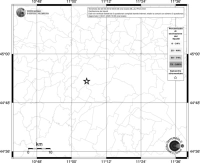 Mappa territorio comunale con almeno 3 questionari