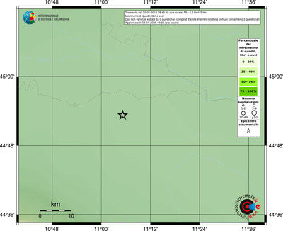 Mappa comuni con almeno 3 questionari