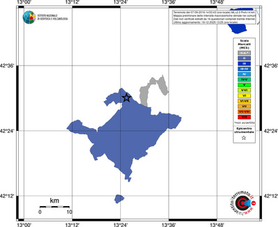Mappa MCS - territori comuni