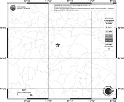Mappa territorio comunale con almeno 3 questionari
