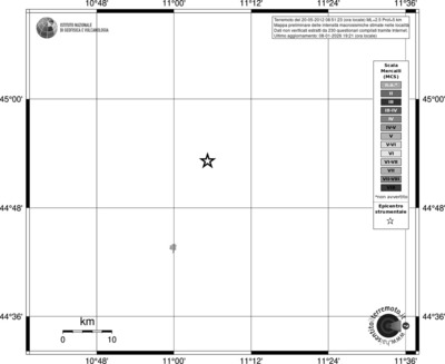 Mappa MCS - territori località