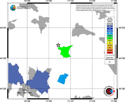 Mappa MCS - territori comuni