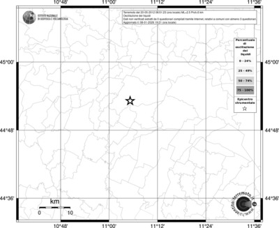 Mappa territorio comunale con almeno 3 questionari