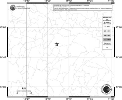 Mappa territorio comunale con almeno 3 questionari
