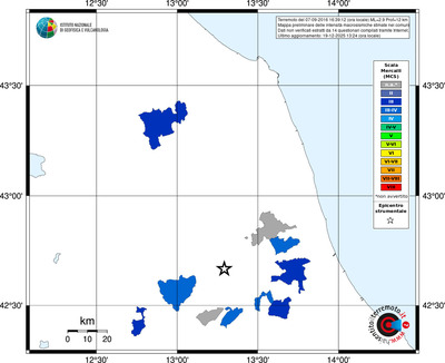 Mappa MCS - territori comuni