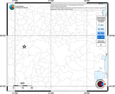 Mappa territorio comunale con almeno 3 questionari
