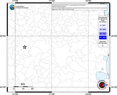 Mappa territorio comunale con almeno 3 questionari