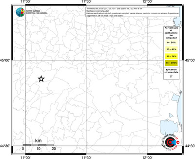 Mappa territorio comunale con almeno 3 questionari