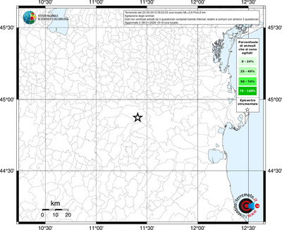Mappa territorio comunale con almeno 3 questionari