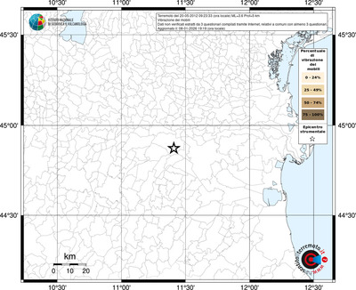 Mappa territorio comunale con almeno 3 questionari