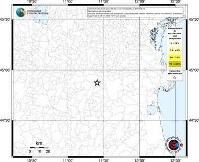 Mappa territorio comunale con almeno 3 questionari