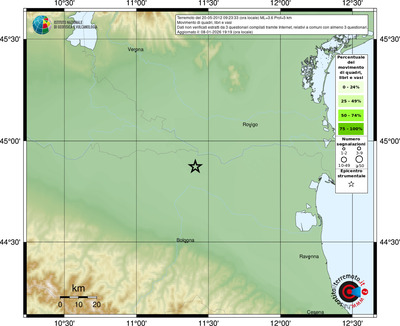 Mappa comuni con almeno 3 questionari