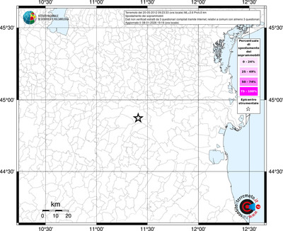 Mappa territorio comunale con almeno 3 questionari