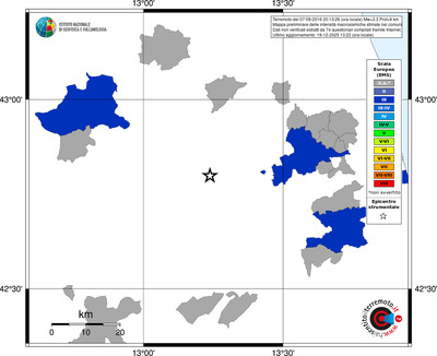Mappa EMS - territori comuni