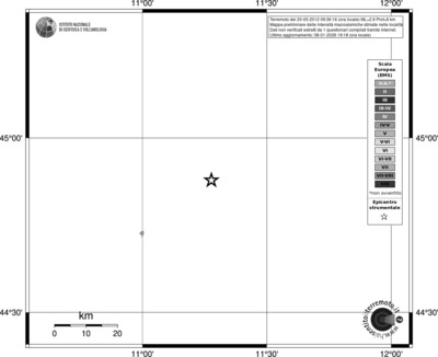 Mappa EMS - territori località