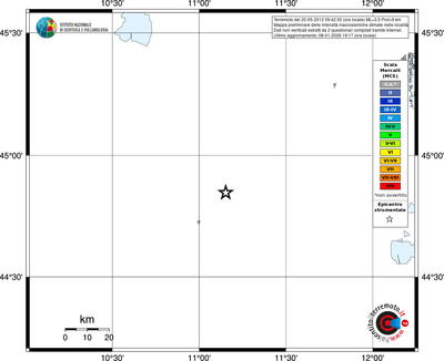 Mappa MCS - territori località