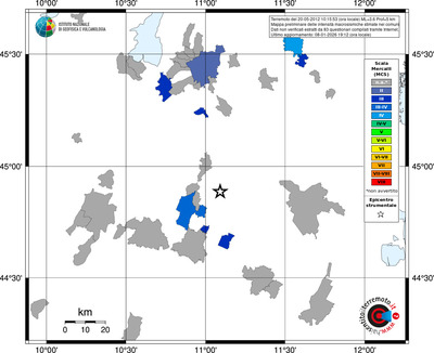 Mappa MCS - territori comuni