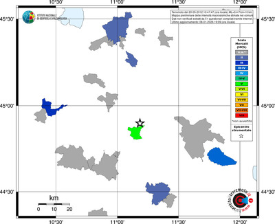 Mappa MCS - territori comuni