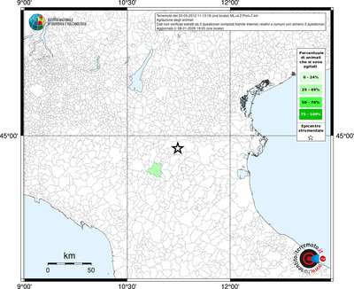 Mappa territorio comunale con almeno 3 questionari