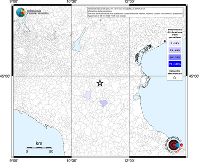 Mappa territorio comunale con almeno 3 questionari