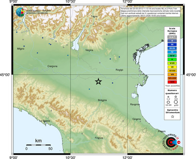 Mappa EMS - località